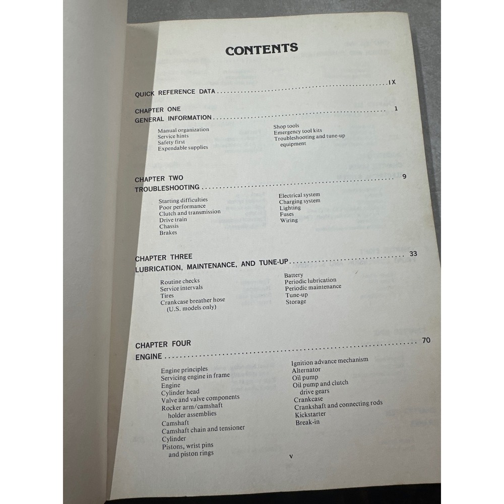 Clymer Honda Twinstar 1978-1980 Service Repair Manual CM185T CM200T 0892873256 - Picture 5 of 10